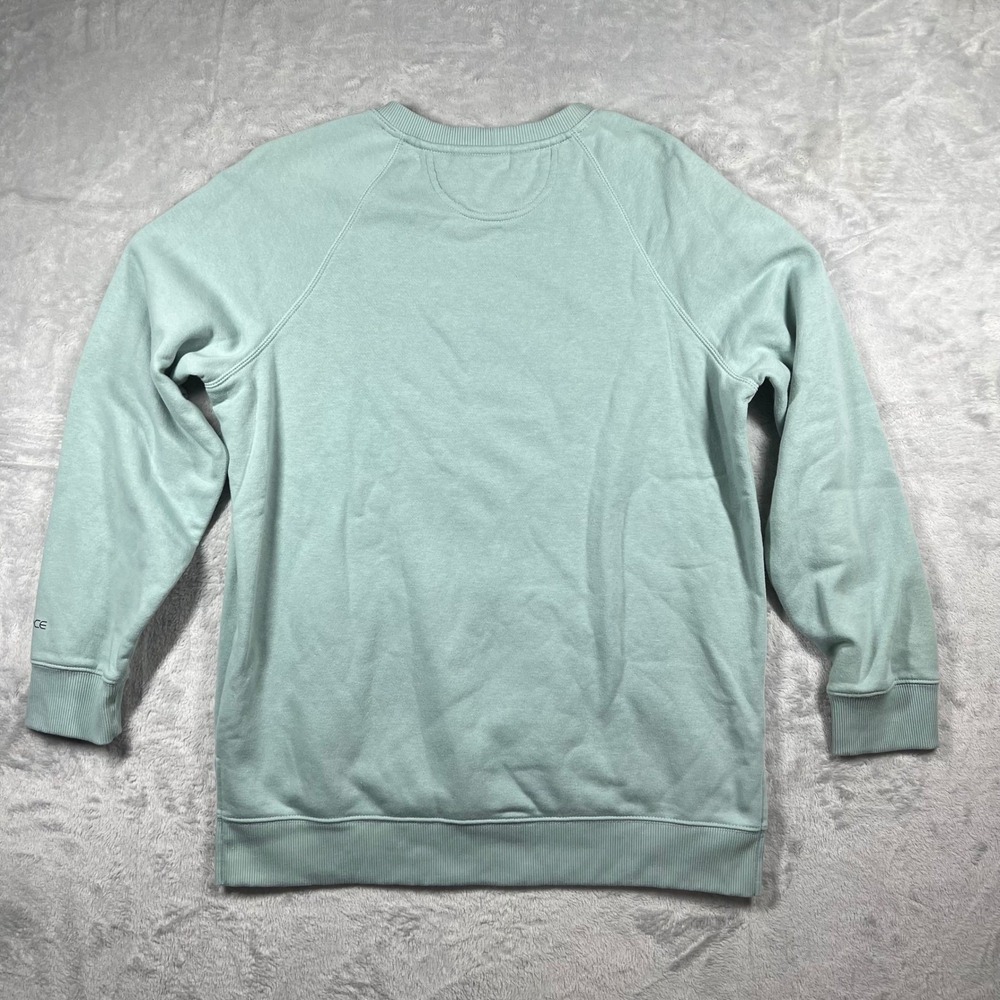 Carhartt Force Relaxed Fit Sweatshirt Mint Green Crewneck Womens Large Bonus Hat - Picture 8 of 16